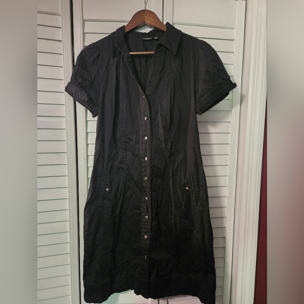 Apt. 9 Black Short-Sleeve Dress